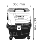 Bosch GAS 15 PS PROFESSIONAL 乾濕兩用吸塵器